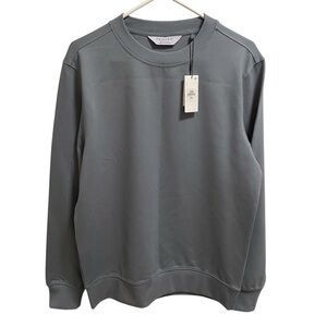 Primark Blue Crewneck Sweater with Ribbed Details